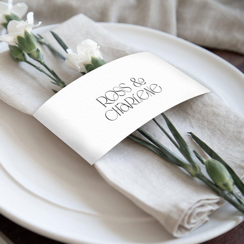 Charlene napkin bands