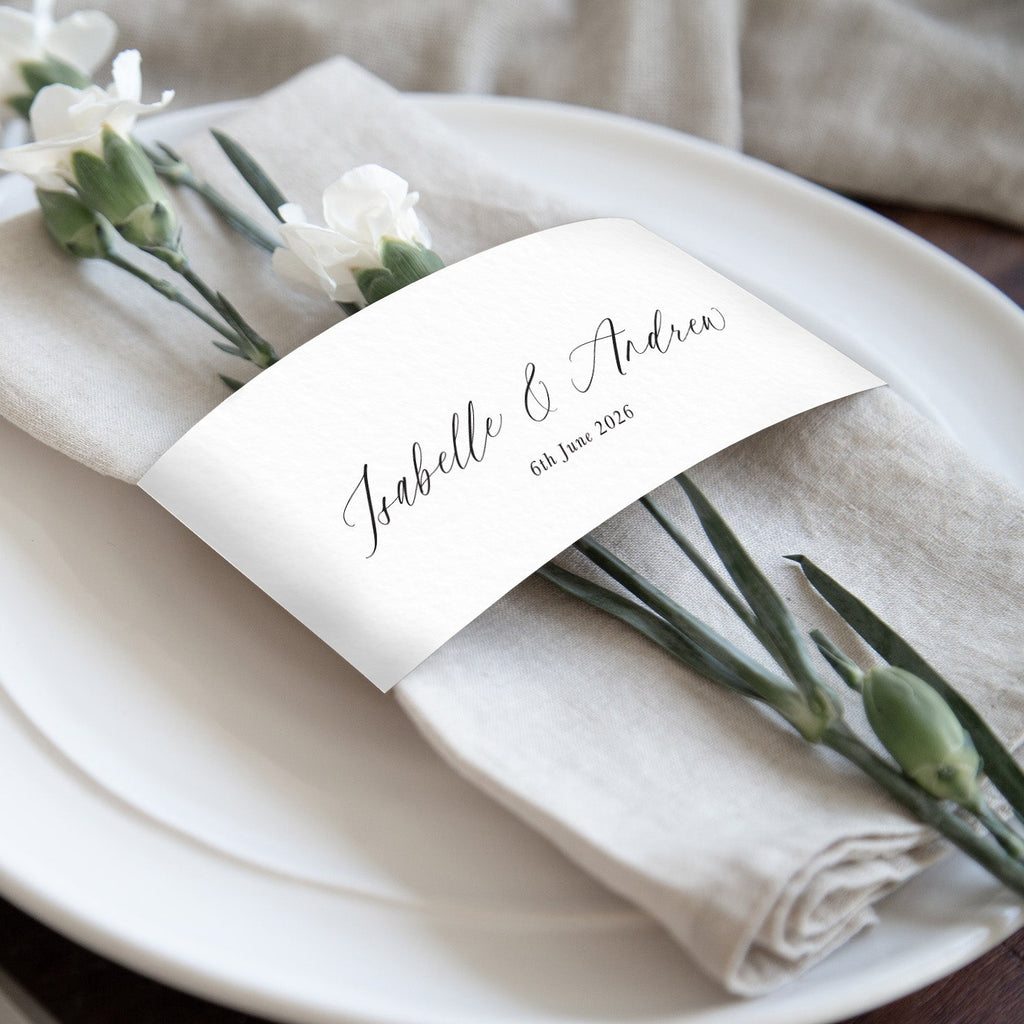 Isabelle napkin bands