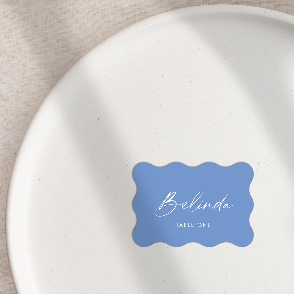 Belinda flat place cards