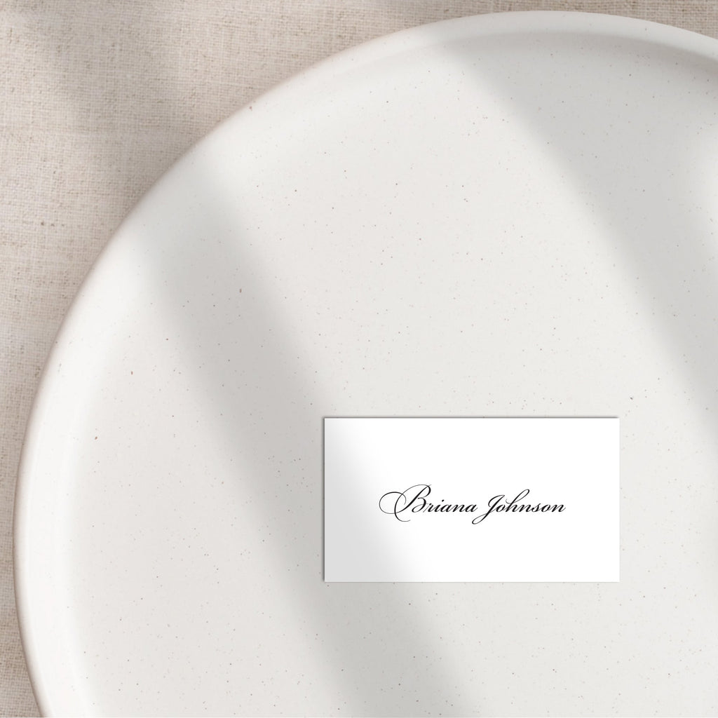 Brianna flat place cards