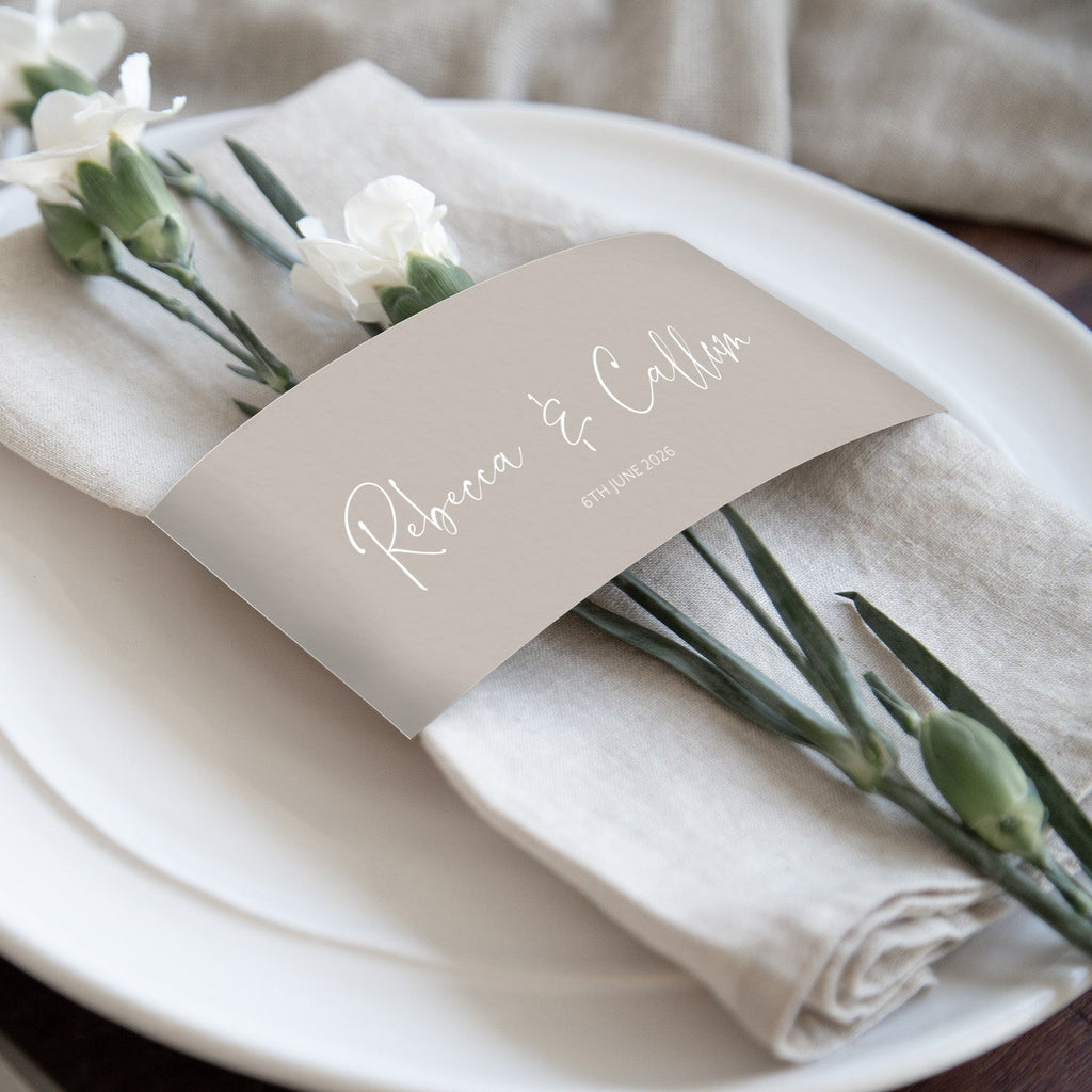 Rebecca napkin bands