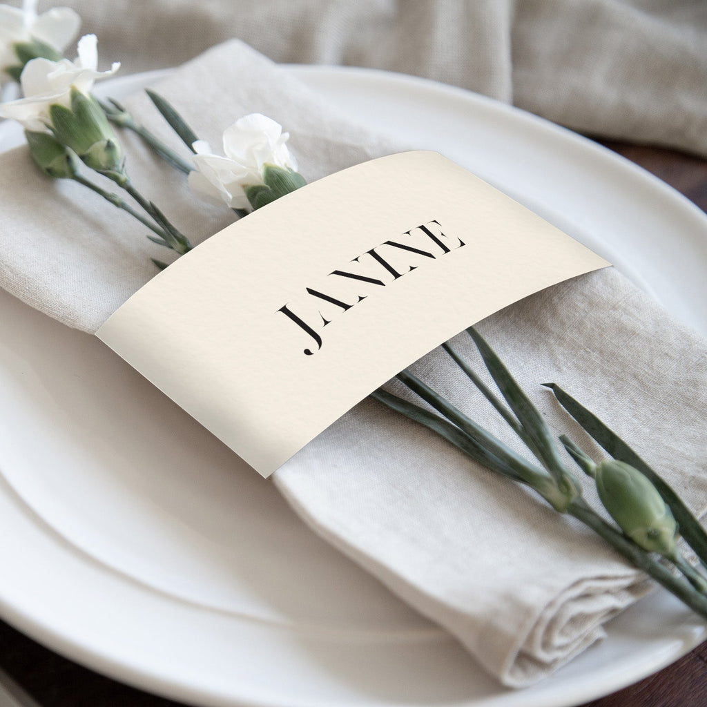 Roselyn napkin bands