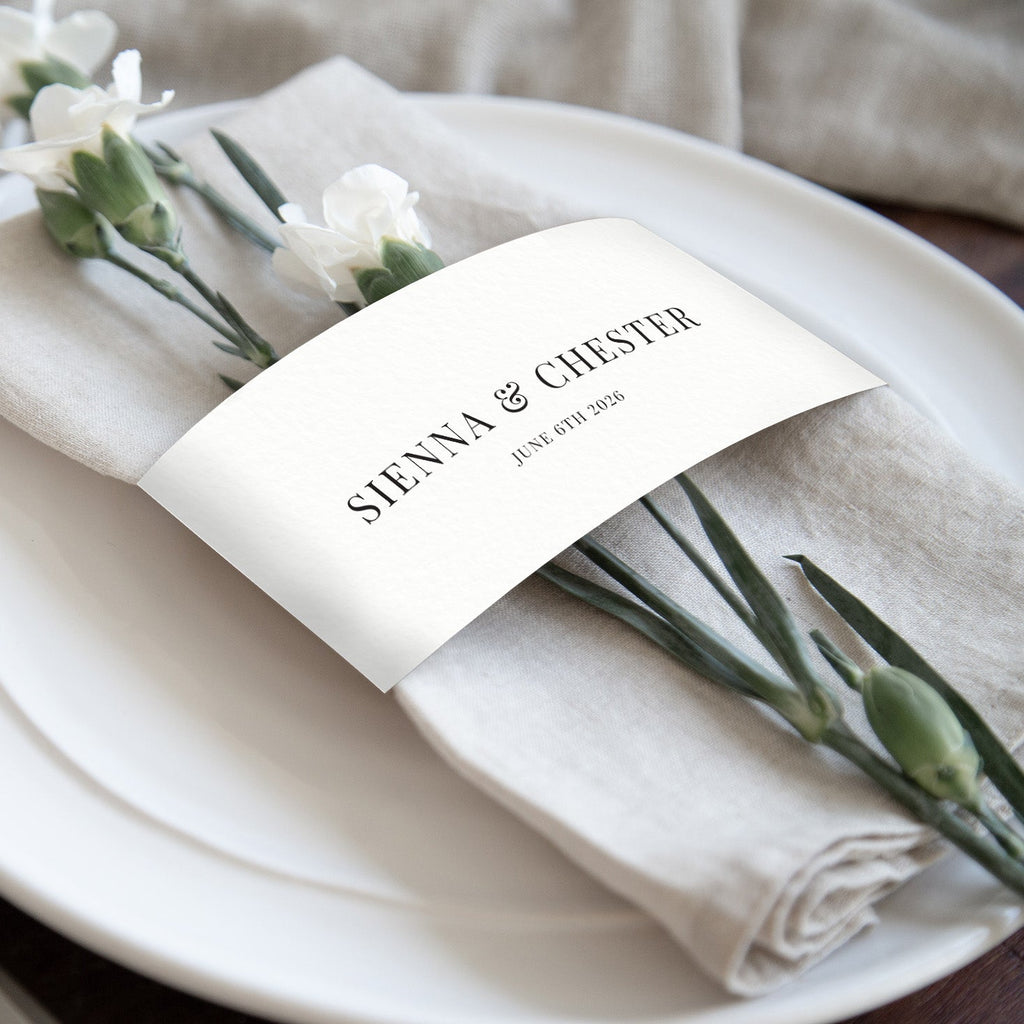 Sienna napkin bands