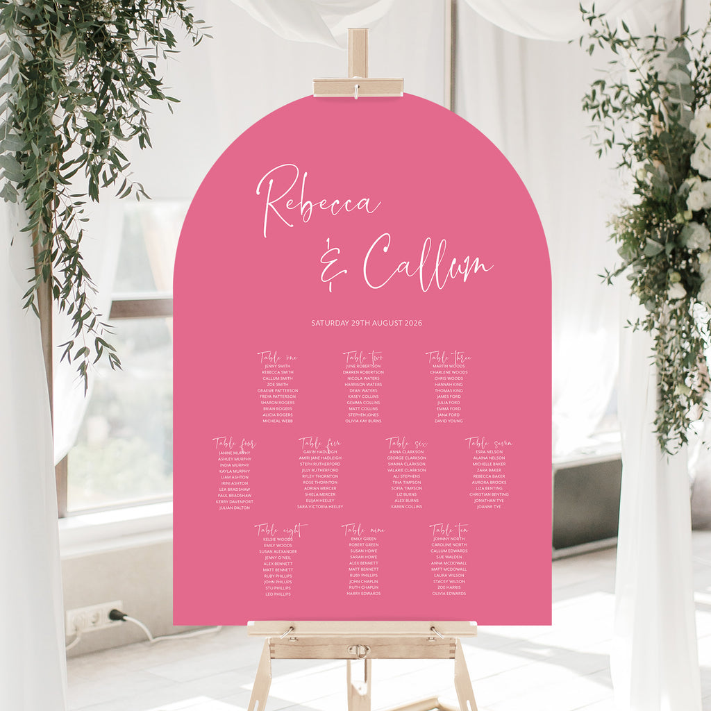 Rebecca table plan