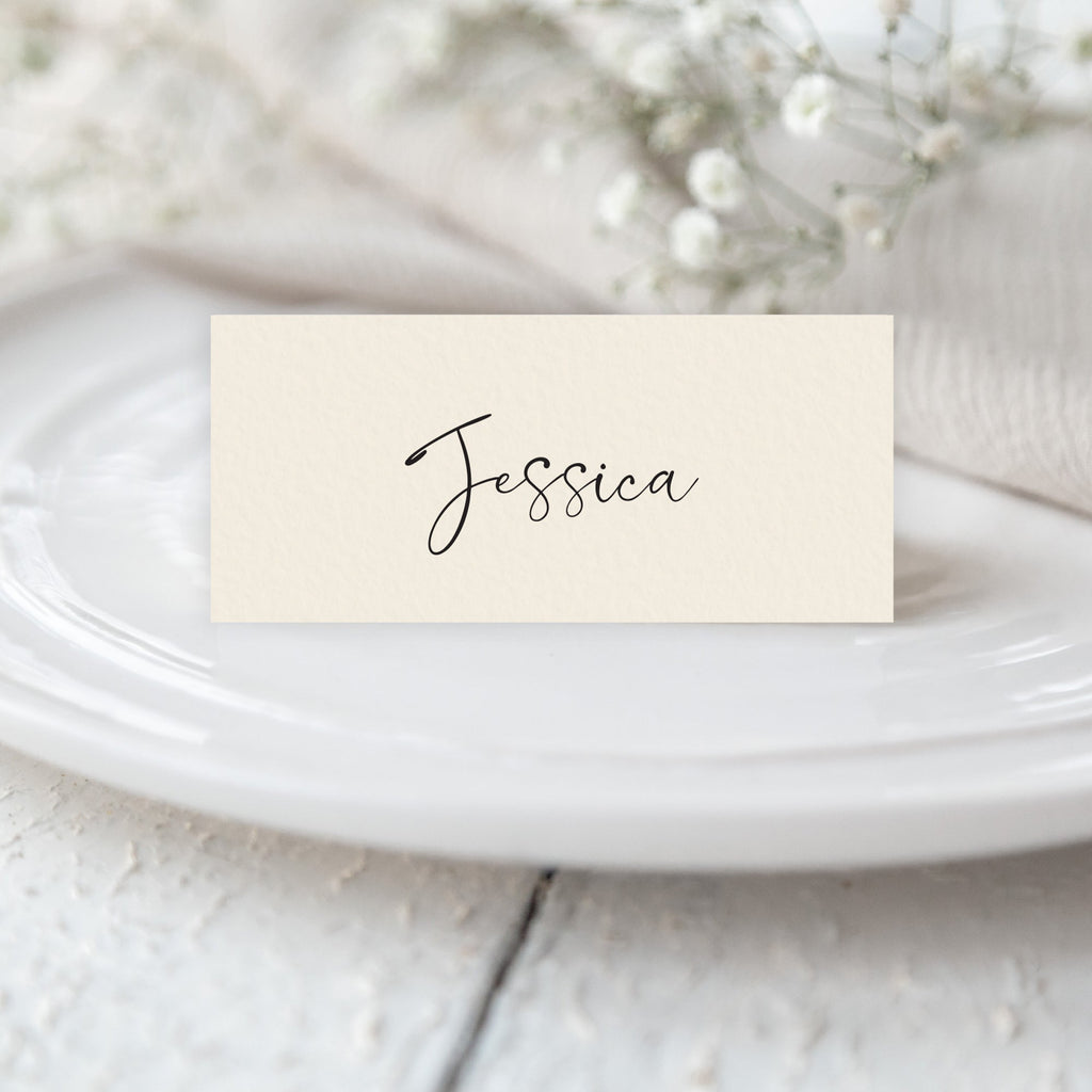 Amelia tentfold place cards