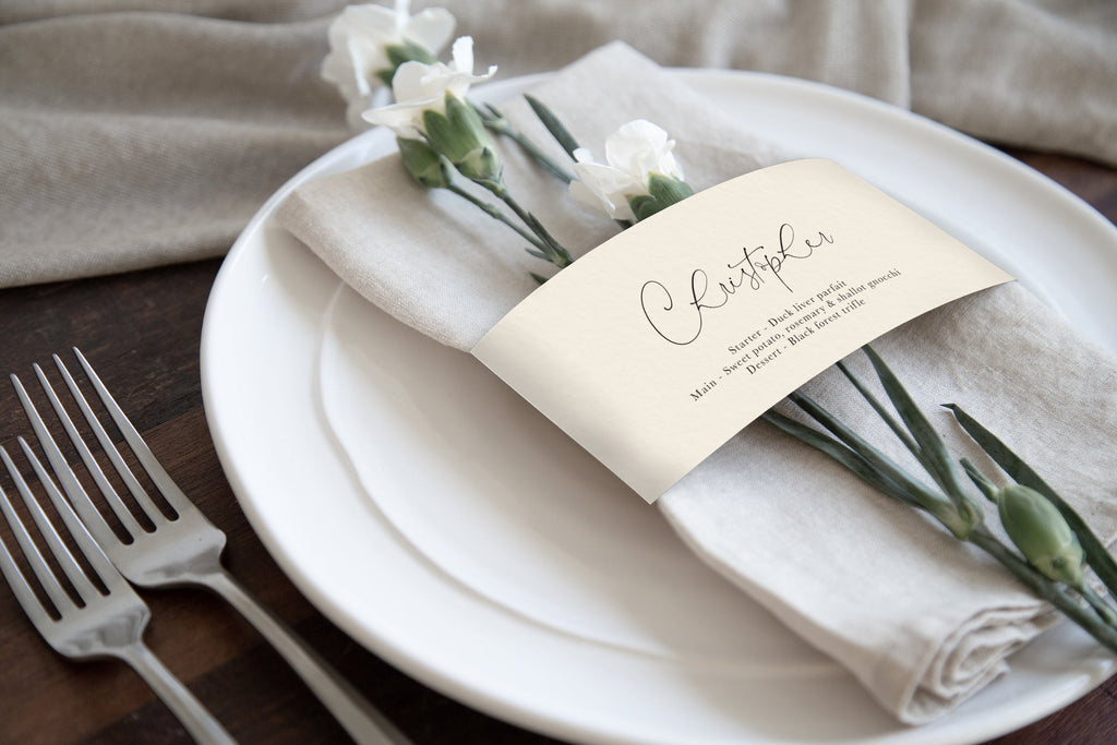 Annabel napkin bands