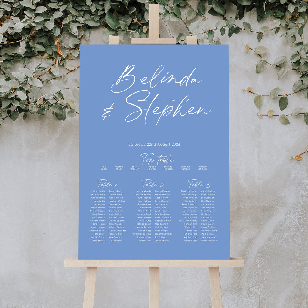 Belinda long table plan