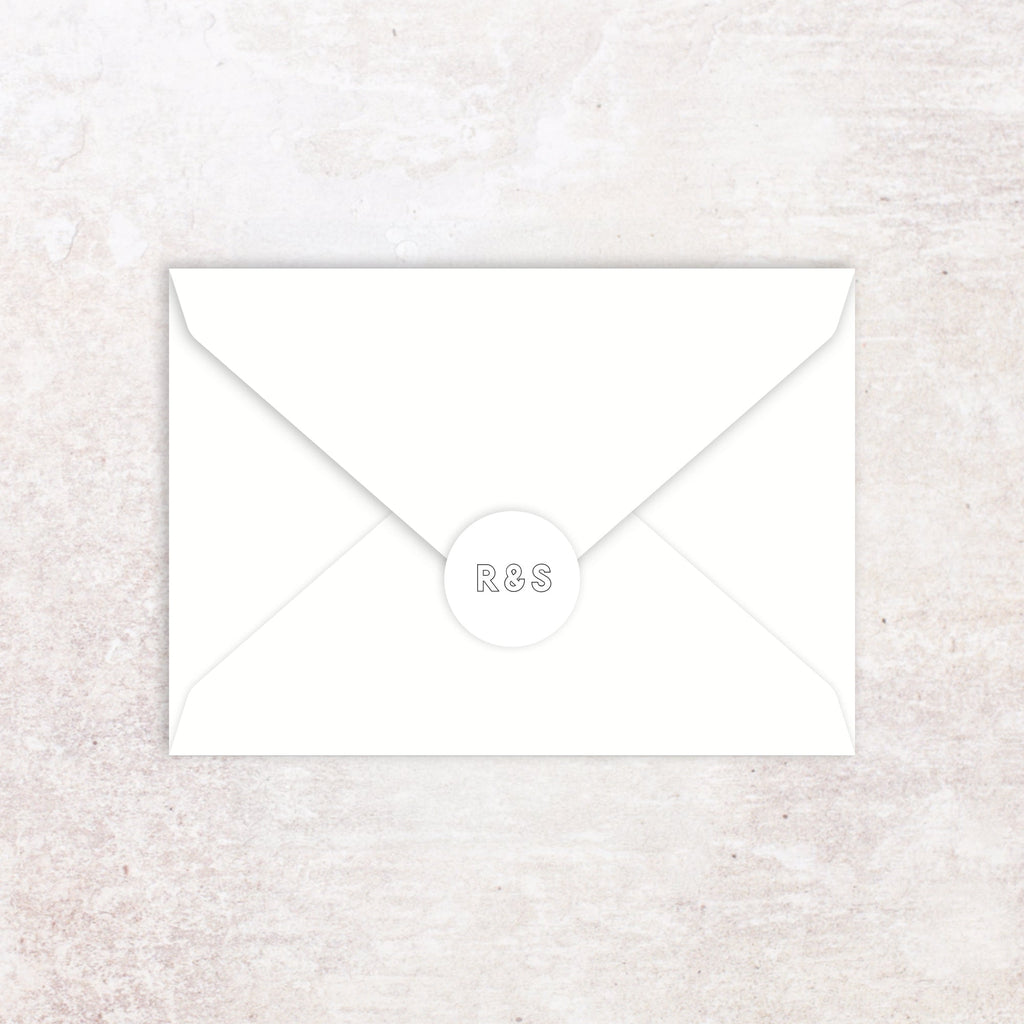 Bold envelope stickers