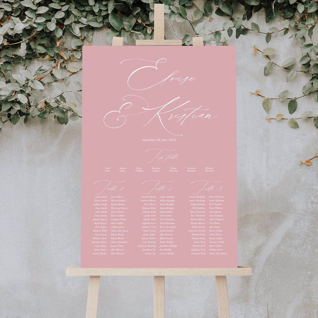 Eloise long table plan