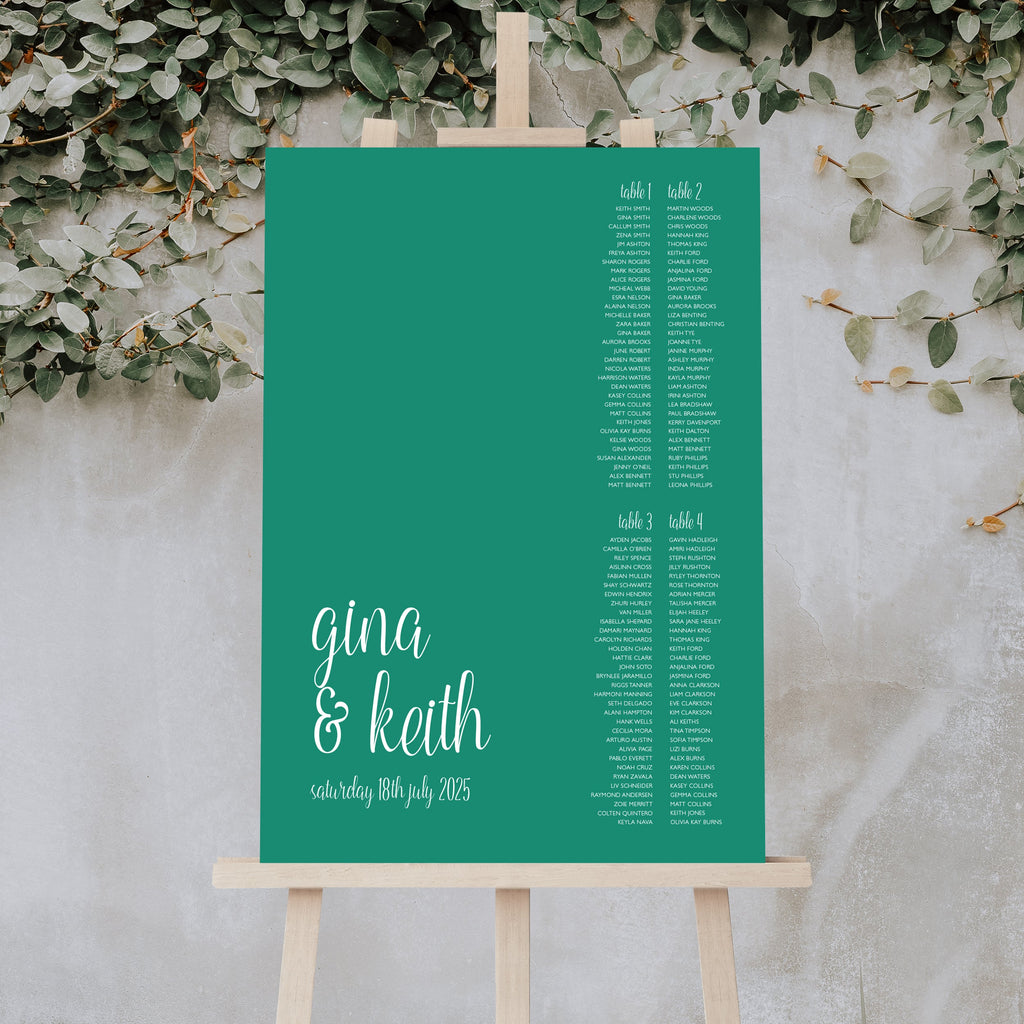 Gina long table plan