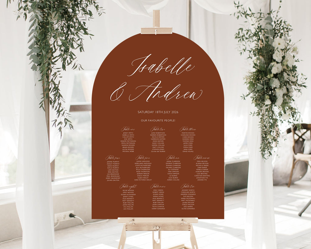 Isabelle table plan