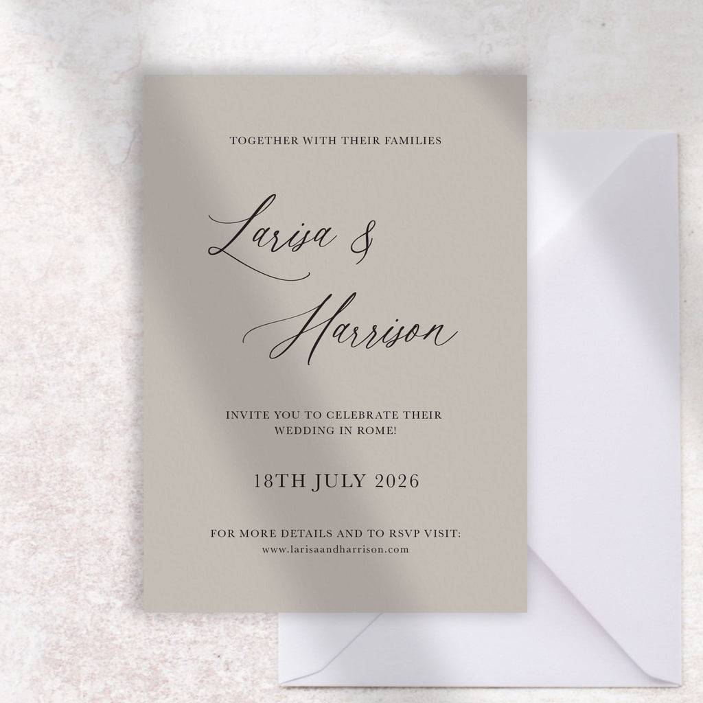 Larisa Invitation