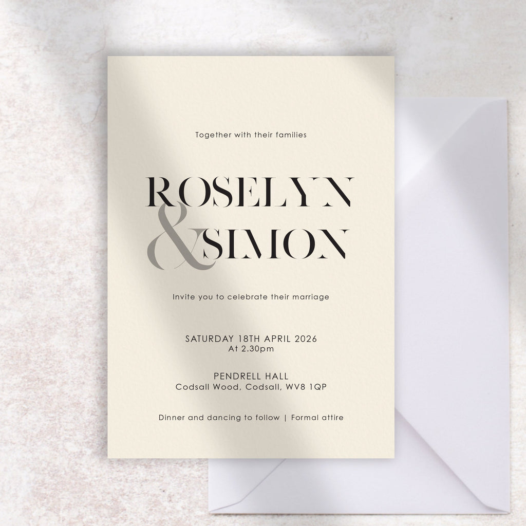 Roselyn Invitation