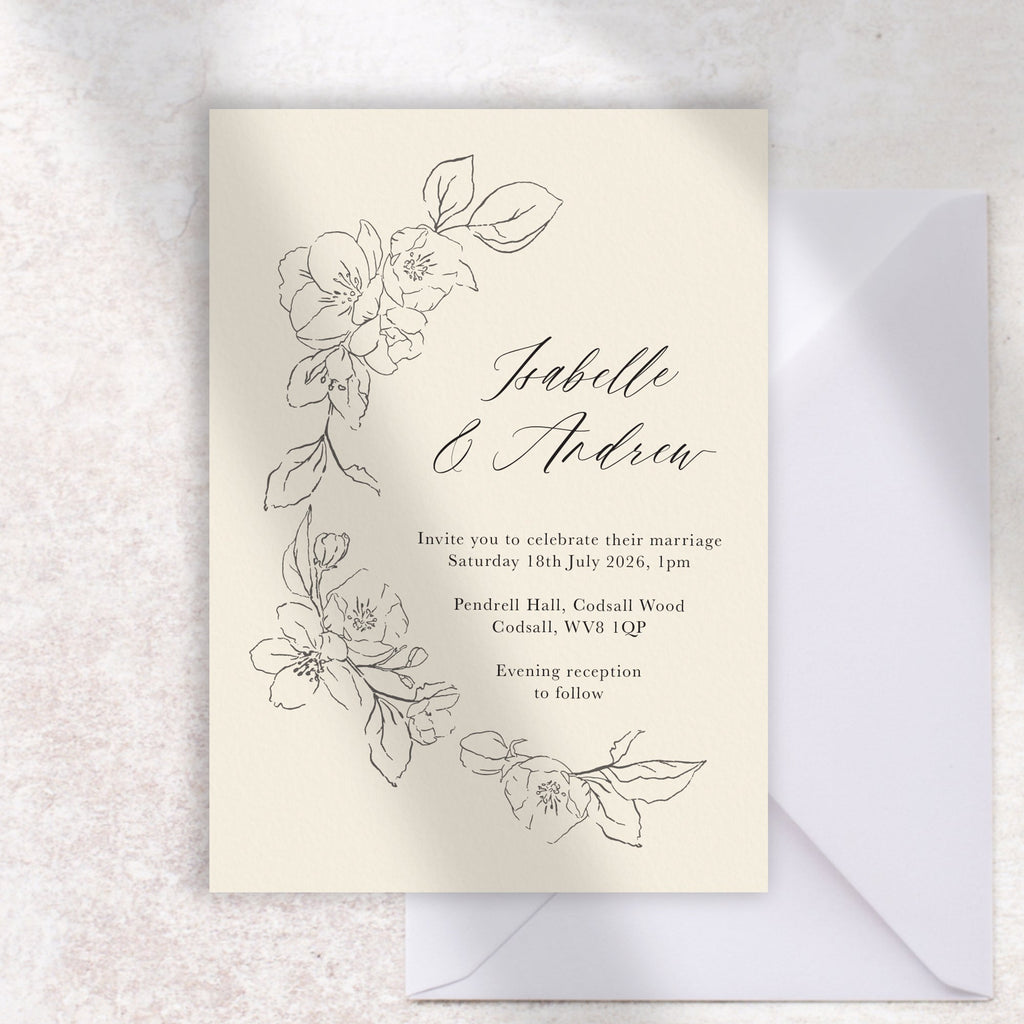 Hint of Blossom Invitation