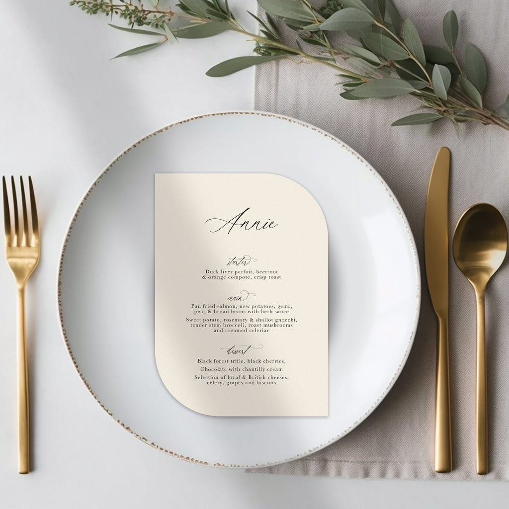 Larisa menu cards