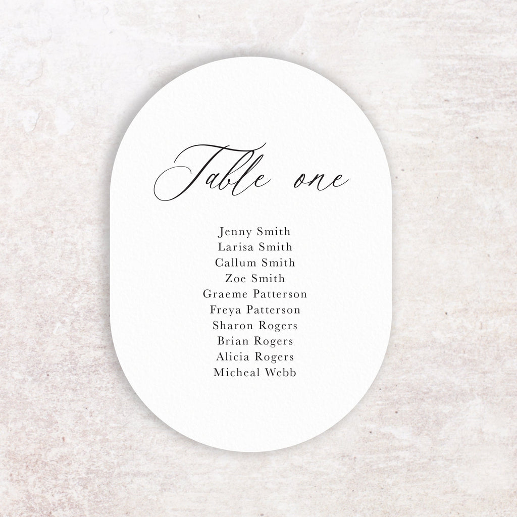 Larisa table plan cards