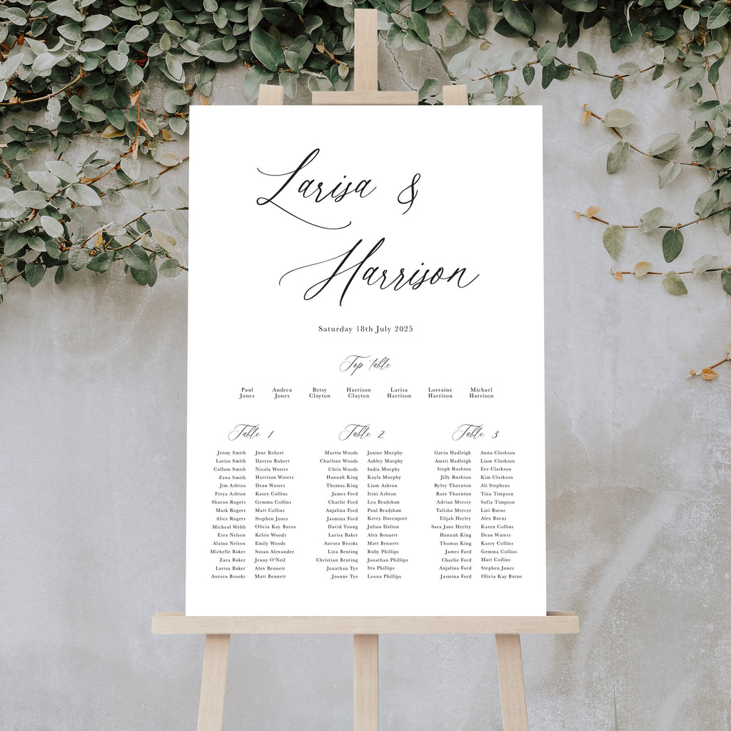 Larisa long table plan