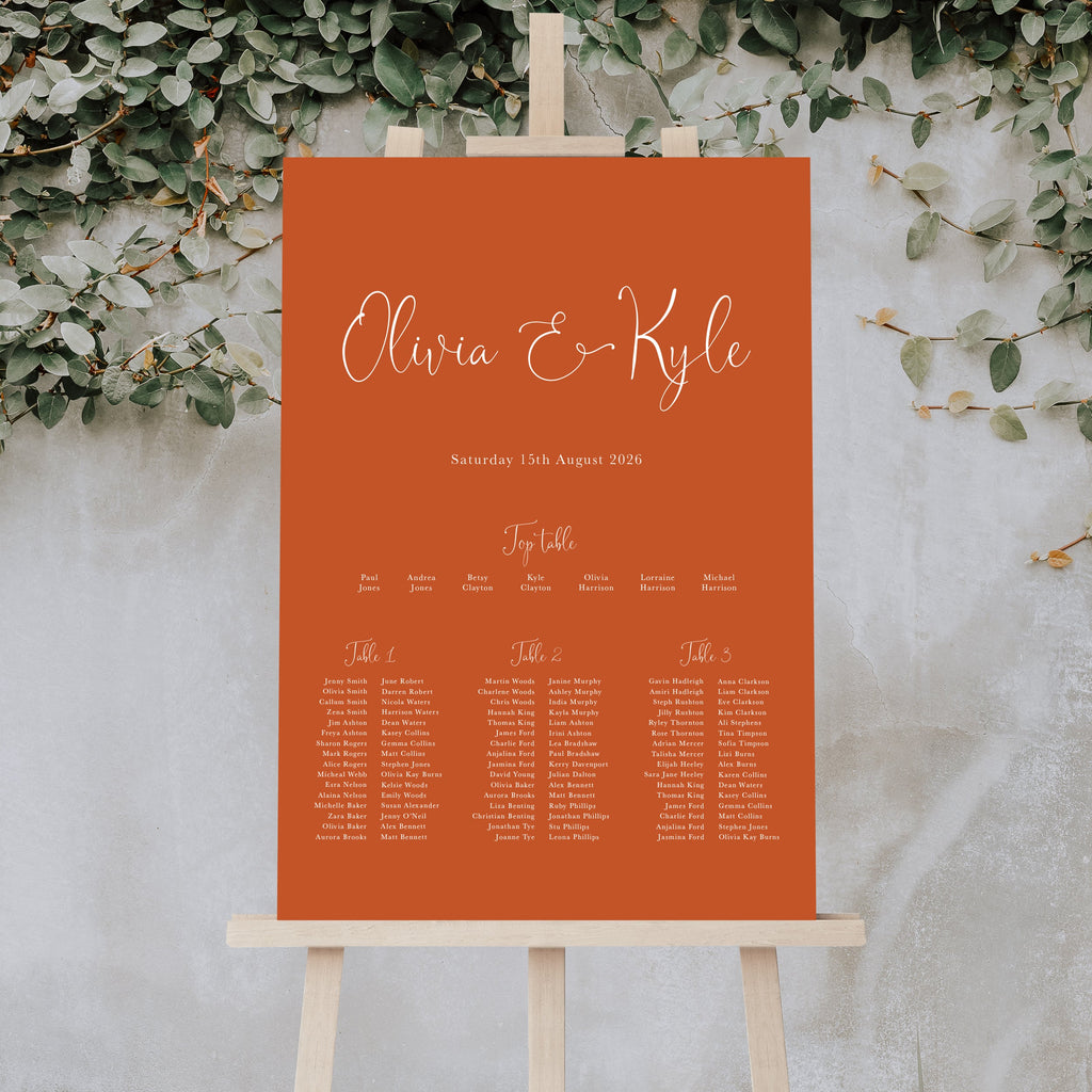 Olivia long table plan