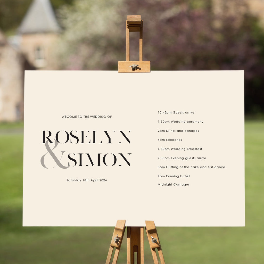 Roselyn timeline sign