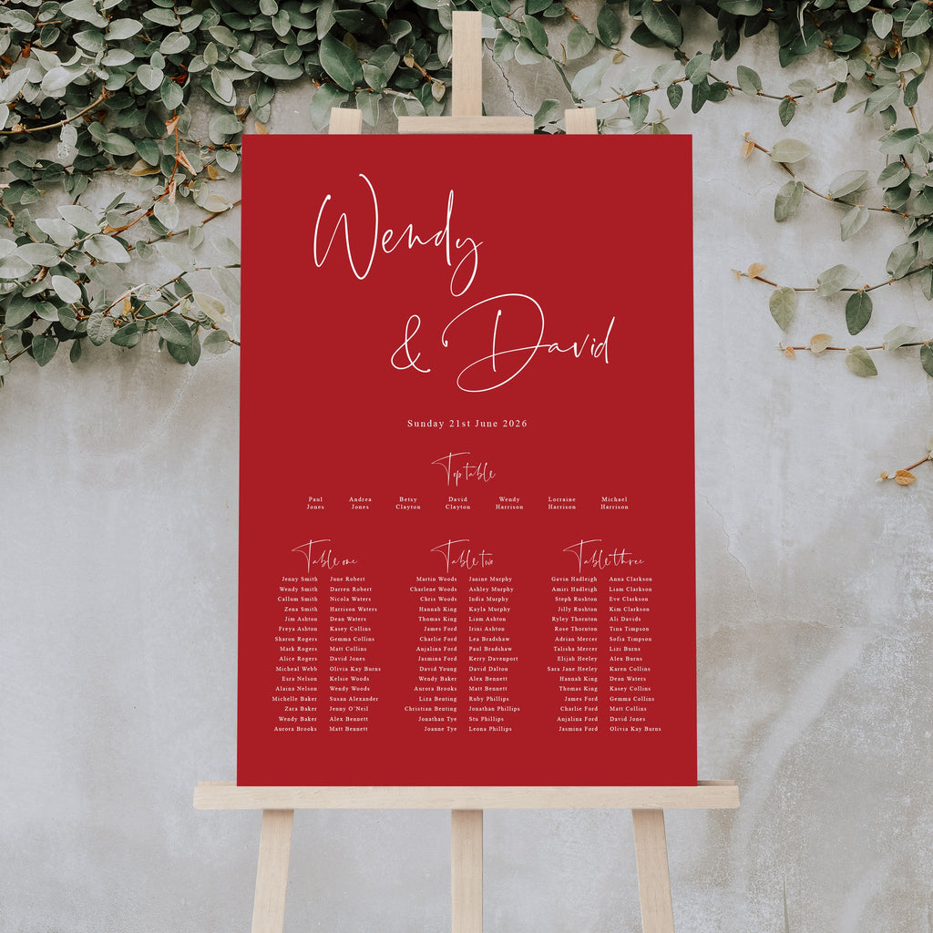 Wendy long table plan